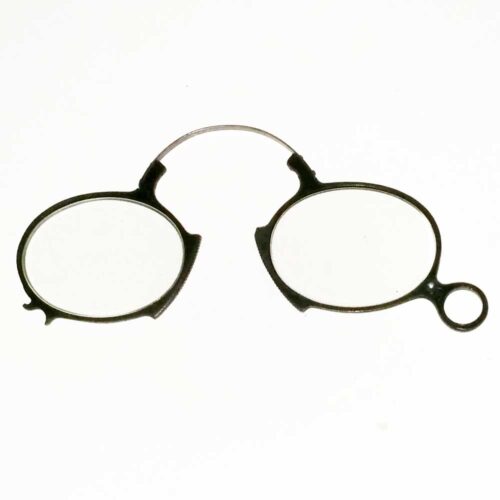 Pince-nez black rubber 1850 - Image 2