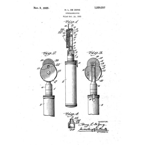 DeZeng ophthalmoscope 1922 - Image 7