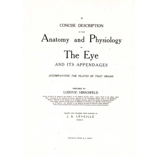 1850 copy of anatomy and physiology of the eye and its appendages 2