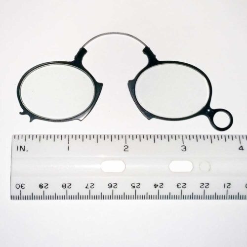 Pince-nez black rubber 1850 - Image 4