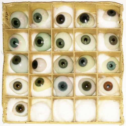 Blown Glass Prosthetic Eyes Thrid View - 1900