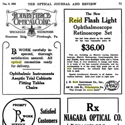 Reid Instrument ad from 1922