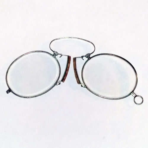 new cork & steel pince-nez of +2.50 power