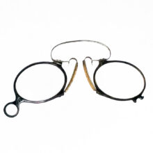 Horn rim pince nez 1875