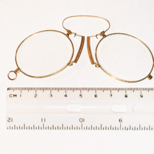 Gold plate pince-nez 1880