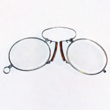 new cork & steel pince-nez