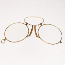 Gold plate pince-nez 1880