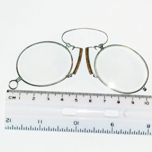 new cork & steel pince-nez of +2.50 power