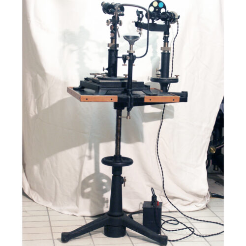 Zeiss Henker Slit Lamp with Csapski Microscope chin rest and Stand