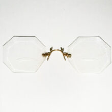 Octagonal Round Top Seg Pince Nez