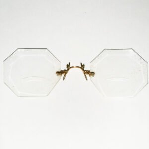 Octagonal Round Top Seg Pince Nez