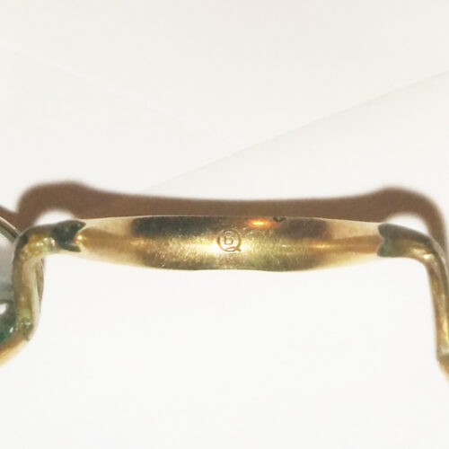 Gold filled wire rim spectacles from 1890