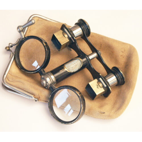 Collapsible binoculars opera glass 1895