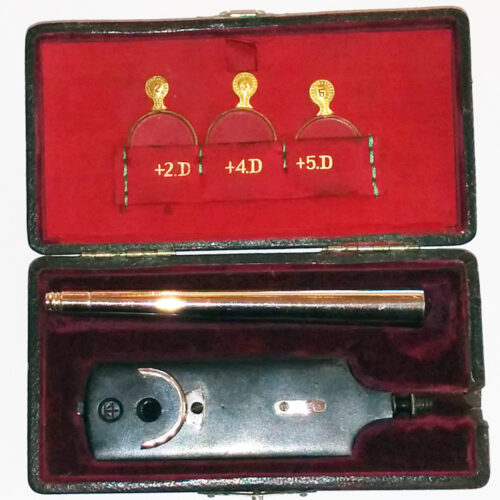 Antique Japanese ophthalmoscope