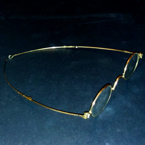 Gold wire-rim spectacles 1890