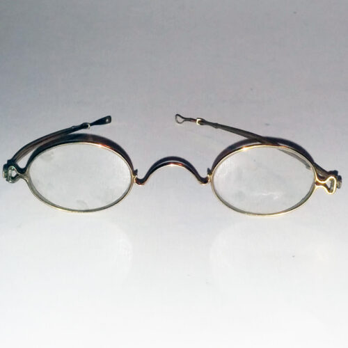 Gold wire frame glasses Antique Collectible Vintage Optical Ophthalmic Items