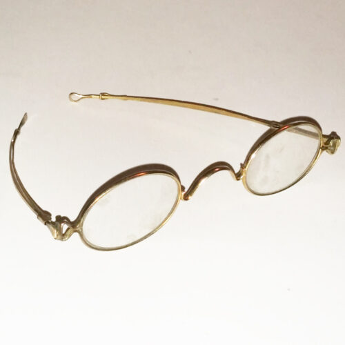 Gold wire-rim spectacles 1890