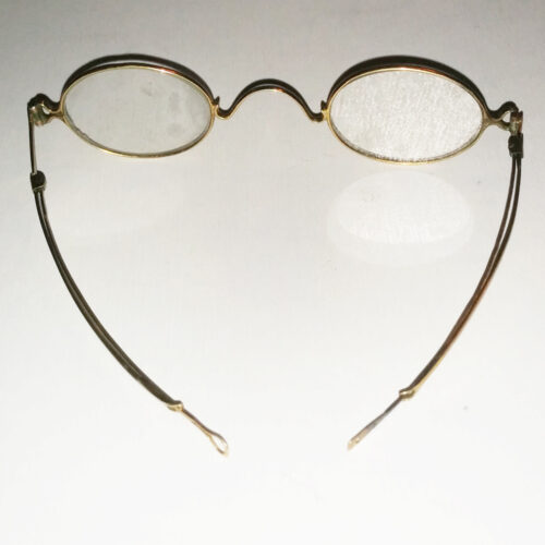 Gold wire-rim spectacles 1890