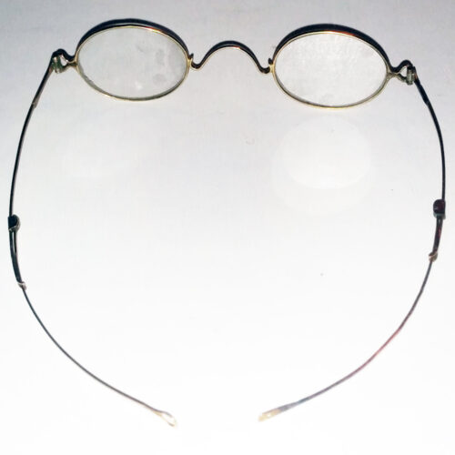 Gold wire-rim spectacles 1890