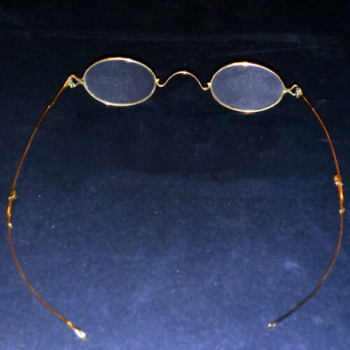 Gold wire-rim spectacles 1890