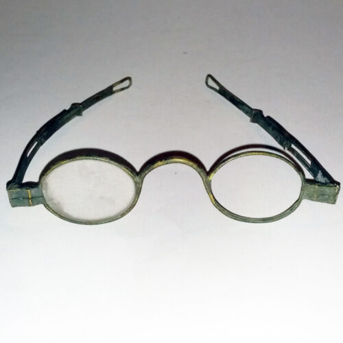 Brass spectacles before cleaning