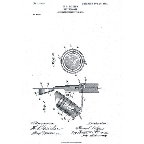 Dezeng retinoscope 1912