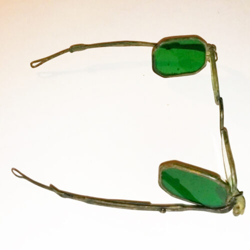 octagonal double green lens spectacles 1830