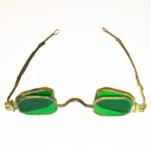 octagonal double green lens spectacles 1830