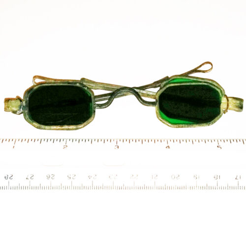 octagonal double green lens spectacles 1830