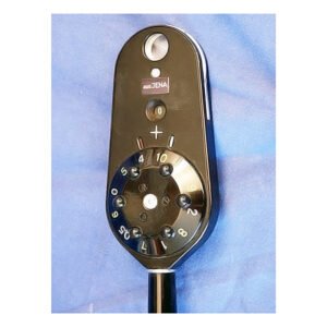 AusJena refraction head, 1970s East German Carl Zeiss Jena ophthalmic instrument