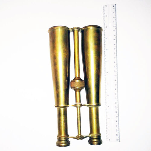 Civil War Brass Binoculars 10 inches long - Image 2