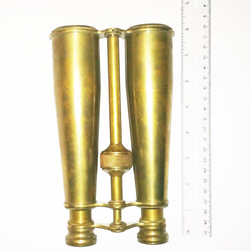 Civil War Brass Binoculars 10 inches long - Image 8