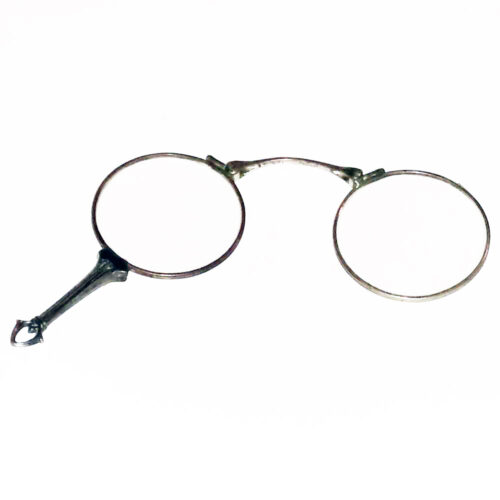 Silver lorgnette about 1860