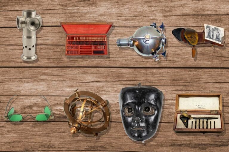 antiques eye related items from history